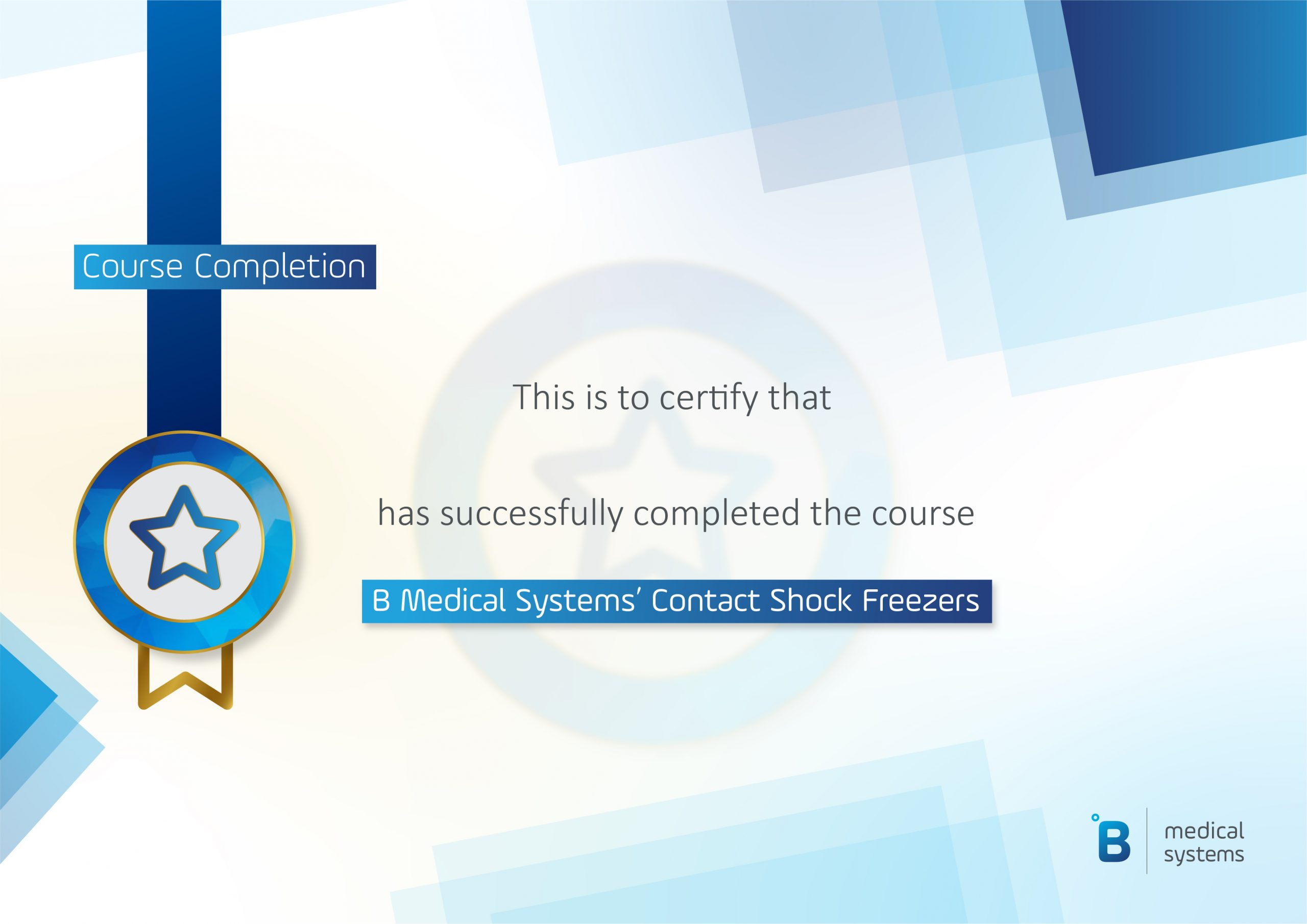 Verification – ELearning | B Medical Systems